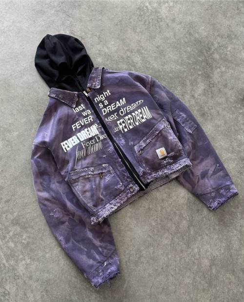 Custom Cotton Duck Canvas Work Jacket – Vintage Distressed Zip-Up Style | OEM & ODM Streetwear Manufacturer