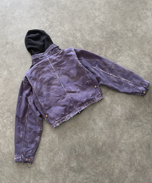 Custom Cotton Duck Canvas Work Jacket – Vintage Distressed Zip-Up Style | OEM & ODM Streetwear Manufacturer