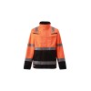 Uniouter Flame Retardant Winter Jacket, High Visibility Reflective,  Orange-Black