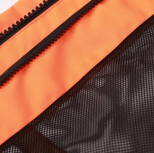 Uniouter Flame Retardant Winter Jacket, High Visibility Reflective,  Orange-Black