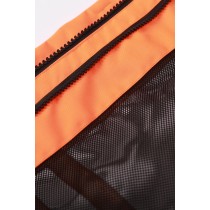 Custom Flame Retardant Winter Jacket, High Visibility Reflective,  Orange-Black