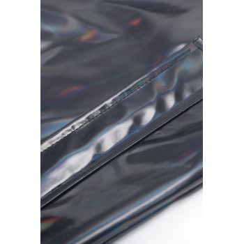 Custom Black Raincoat, Level 3 Waterproof, Adjustable Hat, Supports Wholesale