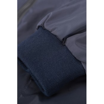 Custom Black Rainproof Coat, Adjustable Hat, Elastic Cuffs