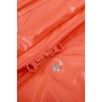 Custom Orange Raincoat, Level 3 Waterproof, Detachable Hat