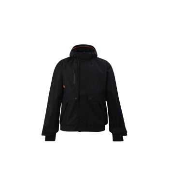 Uniouter Lightweight Waterproof Jacket, Breathable and Comfortable, Hooded, Black, Supports OEM