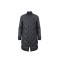 Uniouter Black Insulated Parka, Warm and Comfortable, Elastic Cuffs, Two-Way Zipper