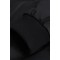 Uniouter Black Insulated Parka, Warm and Comfortable, Elastic Cuffs, Two-Way Zipper