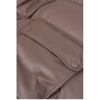 Custom Insulated Parka, Fleece-lined, Detachable Hat, Elastic Cuffs