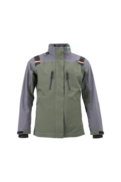 Custom Windproof Fishing Jacket With Adjustable Cuffs and Velcro Closures