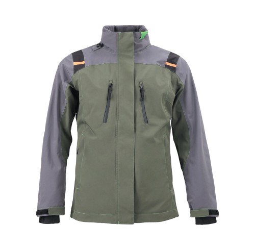 Custom Windproof Fishing Jacket With Adjustable Cuffs and Velcro Closures