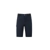 Uniouter Black Casual Shorts With Button-Up Design and Zippered Pockets.