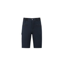 Custom Black Hiking Shorts With Button-Up Design and Zippered Pockets.