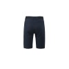 Uniouter Black Casual Shorts With Button-Up Design and Zippered Pockets.