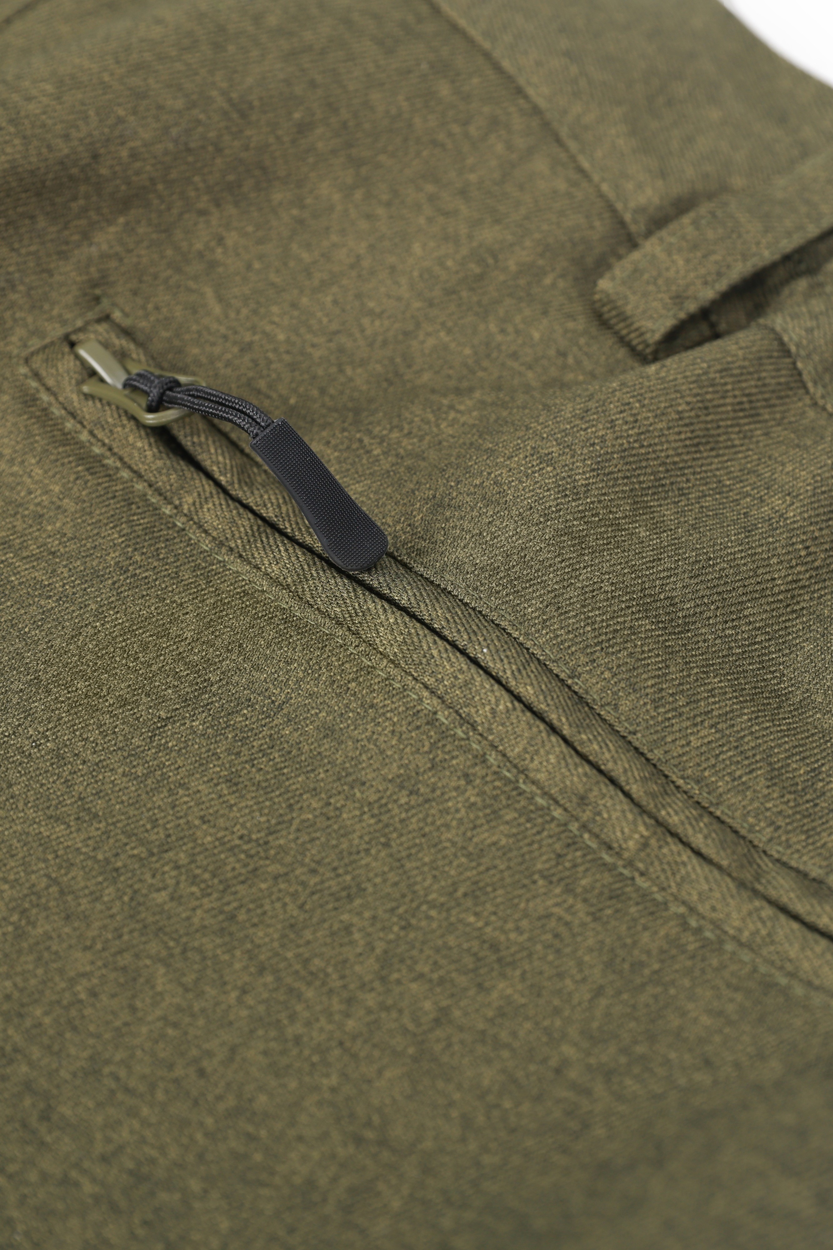 Zippered Pocket and Flap Detail