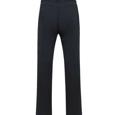Uniouter Black Stretch Casual Pants With Zippered Pockets, Breathable and Comfortable