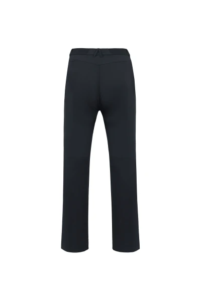 Custom Black Stretch Casual Pants With Zippered Pockets, Breathable and Comfortable