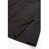 Uniouter Black Windproof Coat, Waterproof, Adjustable Hat, Adjustable Cuffs