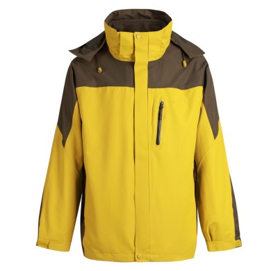 Uniouter Windproof Mountain Climbing Coat, Waterproof, Elastic Cuffs, Detachable Hat