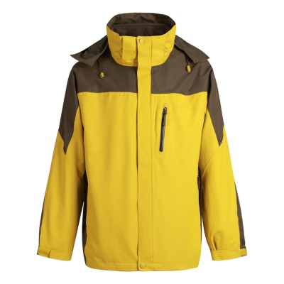 Uniouter Windproof Mountain Climbing Coat, Waterproof, Elastic Cuffs, Detachable Hat