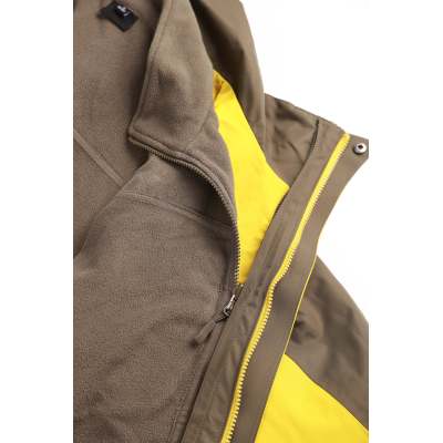 Custom Windproof Mountain Climbing Coat, Waterproof, Elastic Cuffs, Detachable Hat