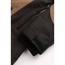 Custom Windproof Jacket With Elastic Cuffs, a Hood, and Hook-and-Loop Closures