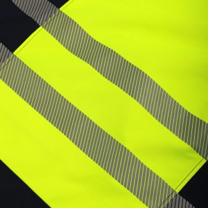 Uniouter Waterproof Jacket, High Vis Rain Coats, Waterproof Class 3, Insulated Hood