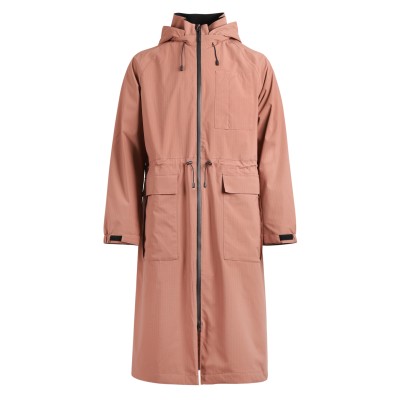 Uniouter Windproof Parka, For Daily Commuting, Waterproof Zipper, Adjustable Hat