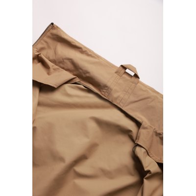 Custom Waterproof Hiking Parka, Hidden Pockets, Elastic Cuffs, Windproof Skirt Design