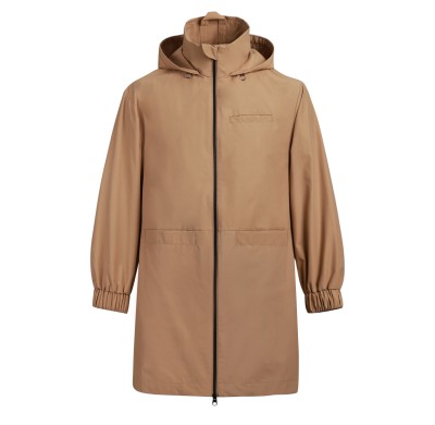 Uniouter Waterproof Hiking Parka, Hidden Pockets, Elastic Cuffs, Windproof Skirt Design