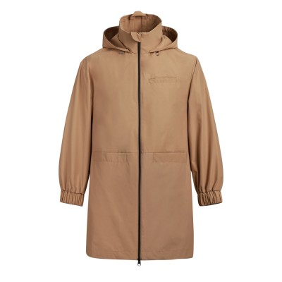 Uniouter Waterproof Hiking Parka, Hidden Pockets, Elastic Cuffs, Windproof Skirt Design