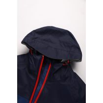 Custom Hiking Rainproof Jacket, Adjustable Hat, Waterproof Zipper, Supports OEM