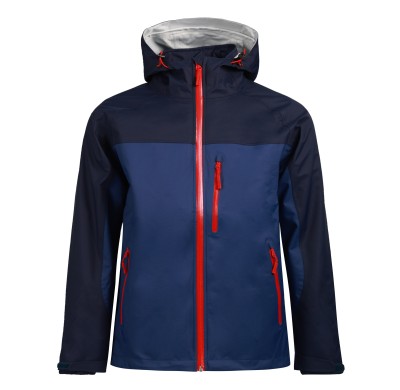 Uniouter Hiking Rainproof Jacket, Adjustable Hat, Waterproof Zipper, Supports OEM