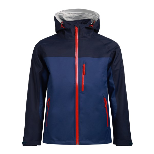 Uniouter Hiking Rainproof Jacket, Adjustable Hat, Waterproof Zipper, Supports OEM