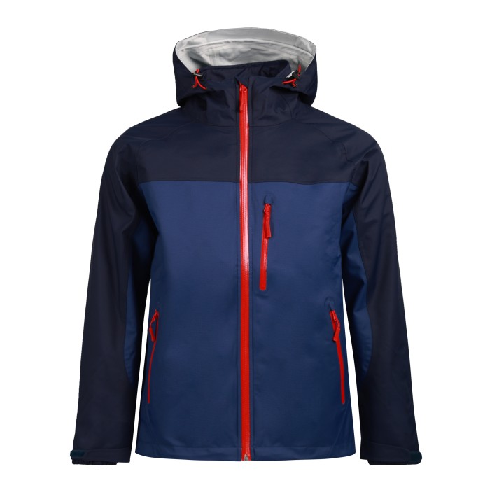 Uniouter Hiking Rainproof Jacket, Adjustable Hat, Waterproof Zipper, Supports OEM