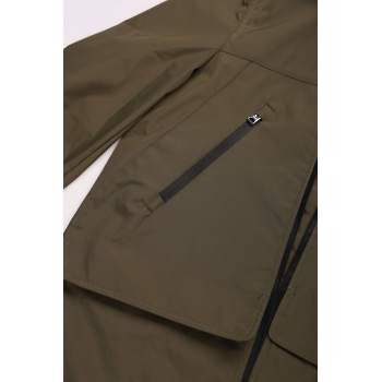 Custom Waterproof Hiking Parka, Adjustable Hat, Waterproof Pockets, Supports Wholesale