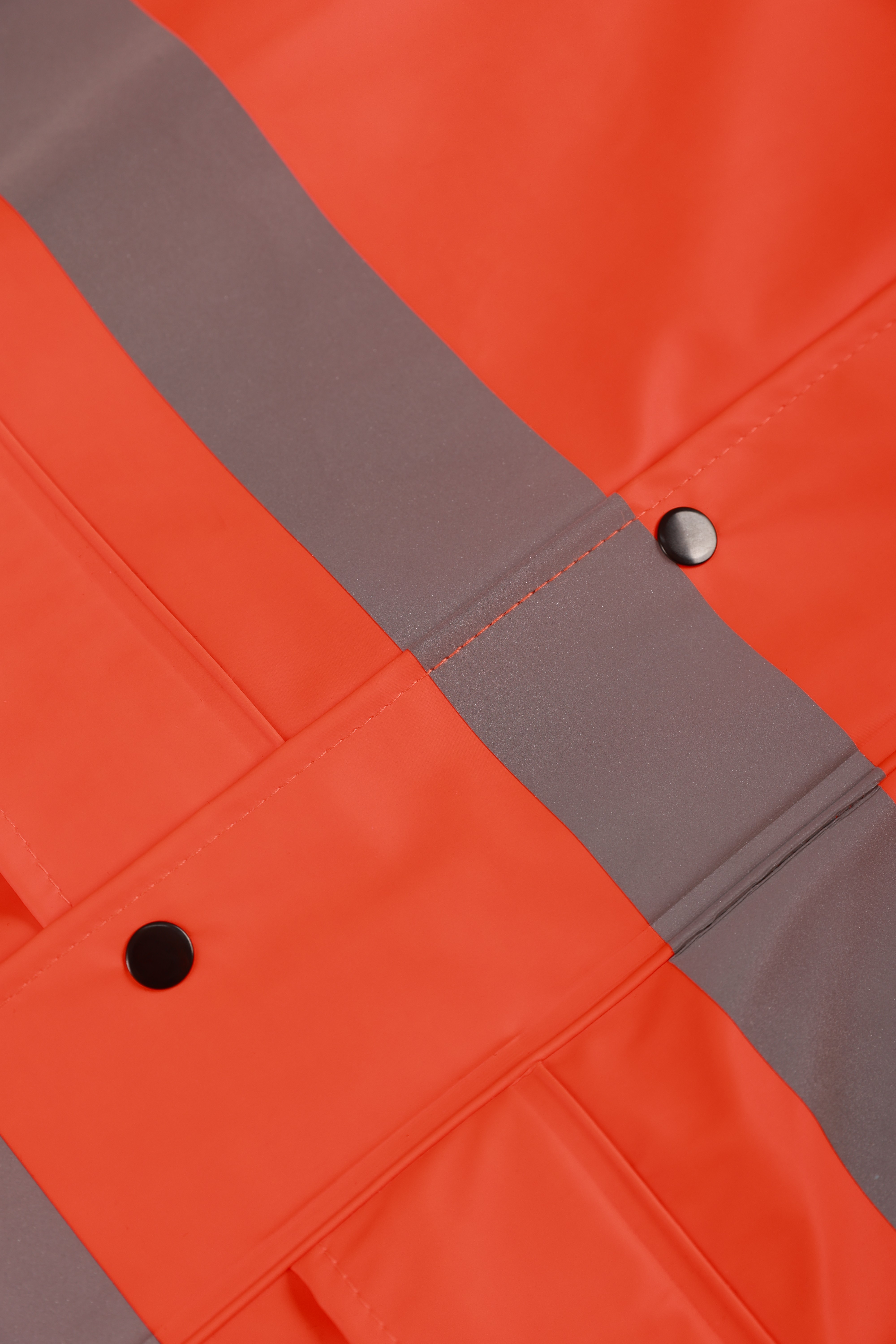 Snap Button and Reflective Tape Detail
