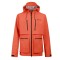 Uniouter Waterproof Hiking Parka, Adjustable Hat, Waterproof Pockets, Orange