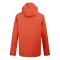 Uniouter Waterproof Hiking Parka, Adjustable Hat, Waterproof Pockets, Orange