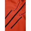 Uniouter Waterproof Hiking Parka, Adjustable Hat, Waterproof Pockets, Orange