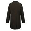 Uniouter Lightweight Black Trench Coat, Shirt Style, Single-Breasted, Adjustable Cuffs