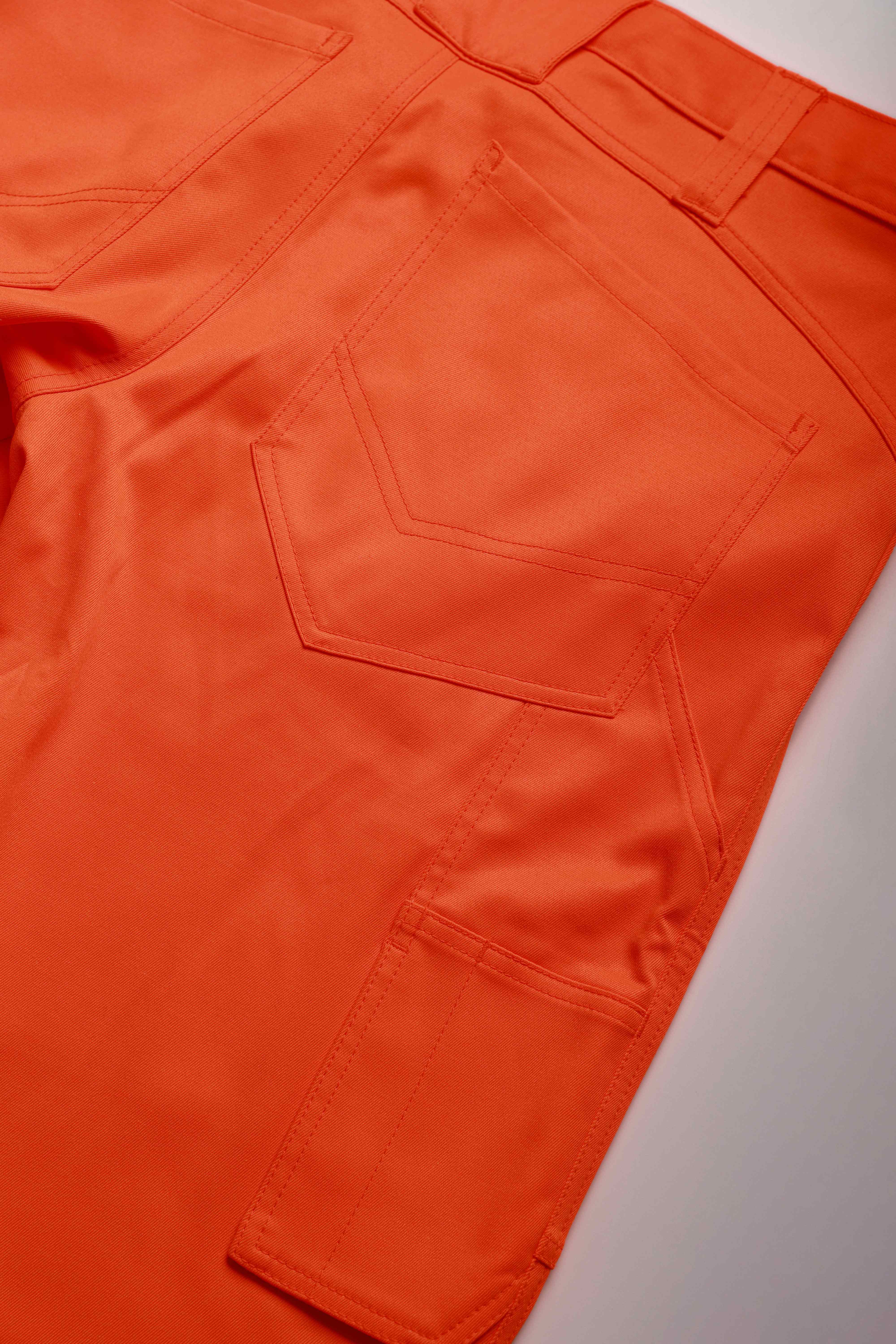 Rail Cutting Trousers Pocket and Stitching Detail