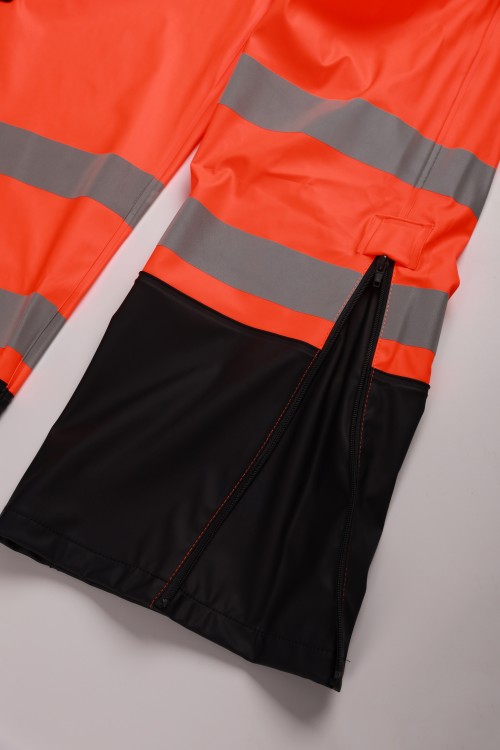 Uniouter Flame Retardant Trousers, Orange-Black, Waterproof, Wholesale and OEM Support