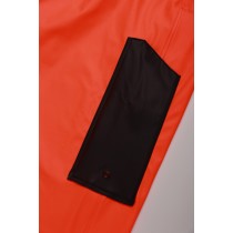Custom Flame Retardant Trousers, Orange-Black, Waterproof, Wholesale and OEM Support