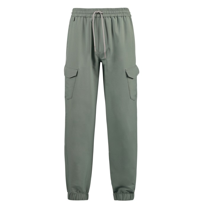 Custom Outdoor Jogger Pants With Elastic Waistband, Multiple Pockets, Available For Wholesale