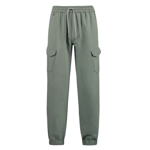 Custom Outdoor Jogger Pants With Elastic Waistband, Multiple Pockets, Available For Wholesale