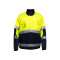 Custom High Visibility Reflective Jacket,  Yellow Coats with Black Bottom
