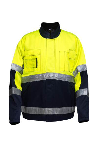 Uniouter High Visibility Reflective Jacket,  Yellow Coats with Black Bottom