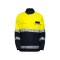 Custom Waterproof Workwear, High Vis Rain Jacket, Waterproof Class 3, Yellow-Black