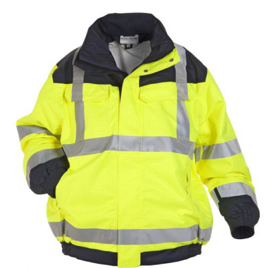 Uniouter High Visibility Reflective Jackets, Yellow Work Coats For Cold Weather.