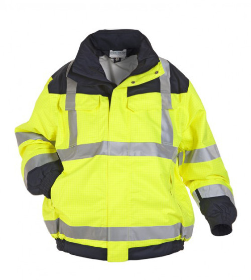 Uniouter High Visibility Reflective Jackets, Hi Vis Yellow Coats, Work Construction Coats for Cold Weather